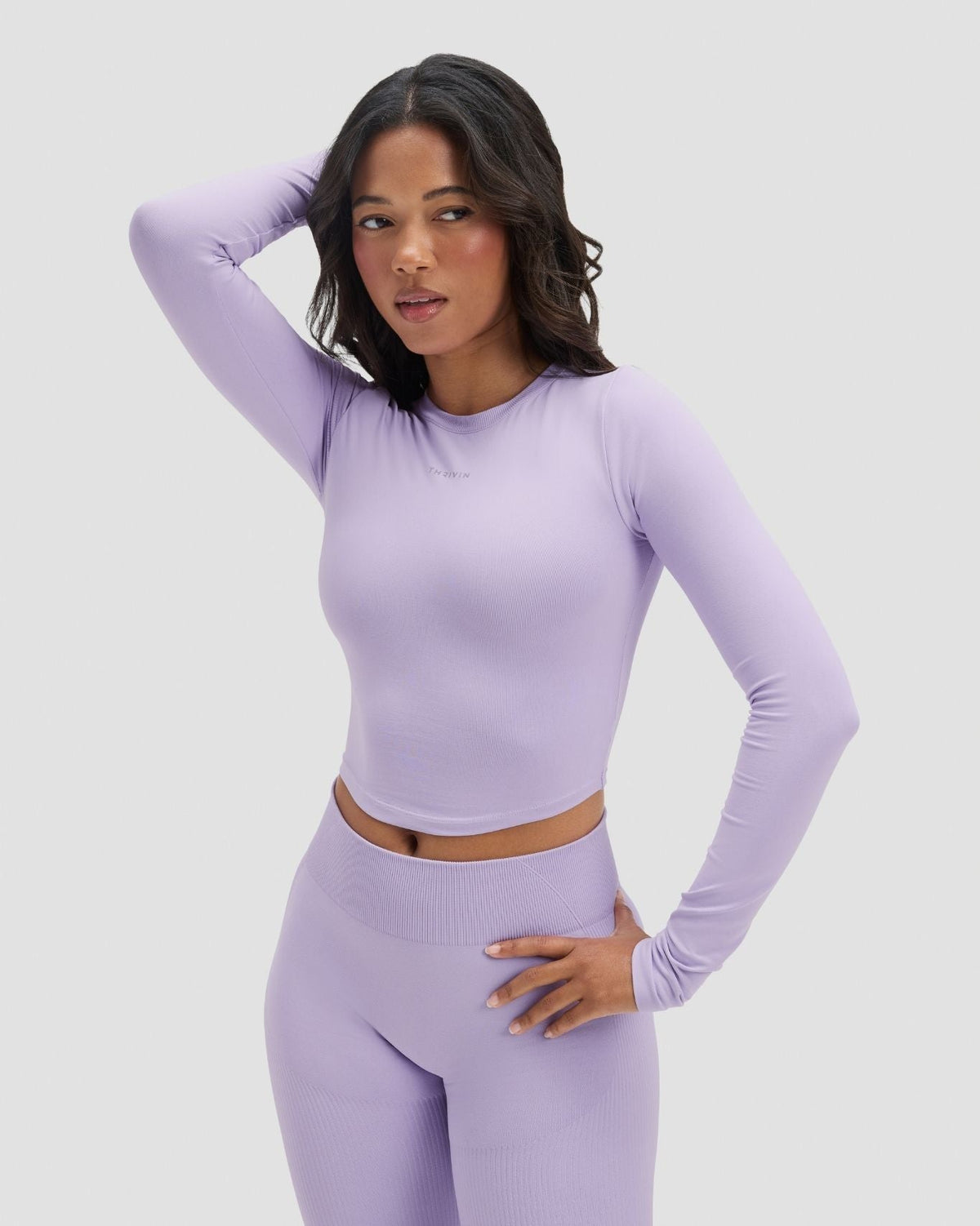 Elevate™ Compression Long Sleeve Top | Lilac