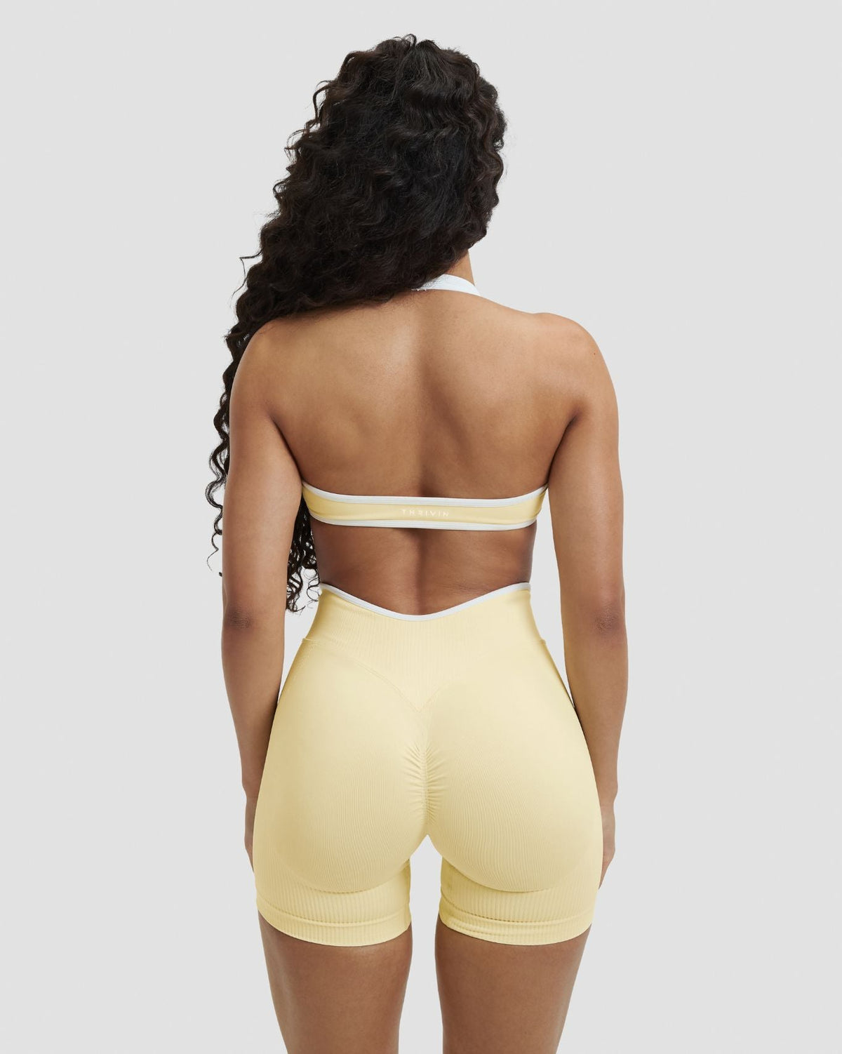 Elevate™ Outline Halterneck Bra | Golden Butter