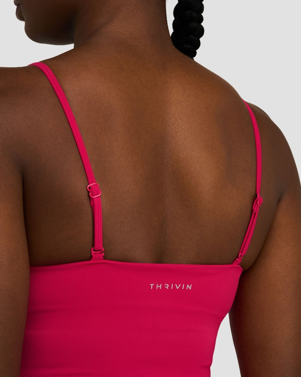 RiseFit Sculpting Seamless Scoop Neck Cami Strawberry