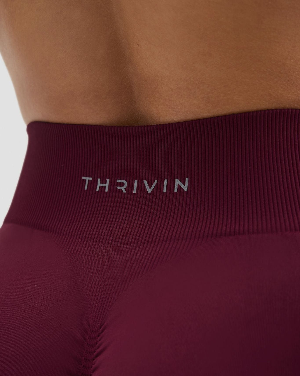 RiseFit Sculpting Mid Waist Scrunch Leggings Cherry Berry