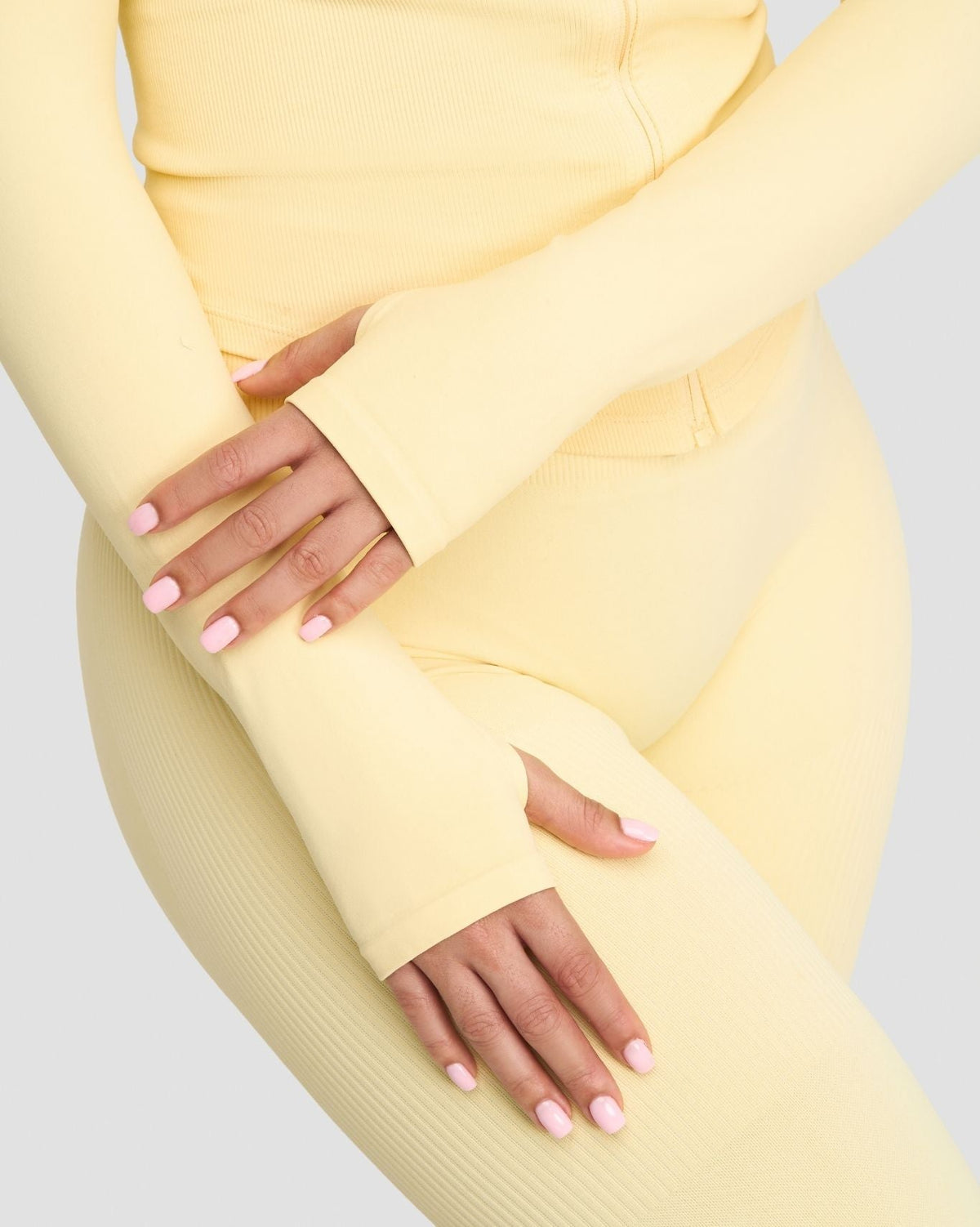 Elevate™ Compression Long Sleeve Jacket | Golden Butter