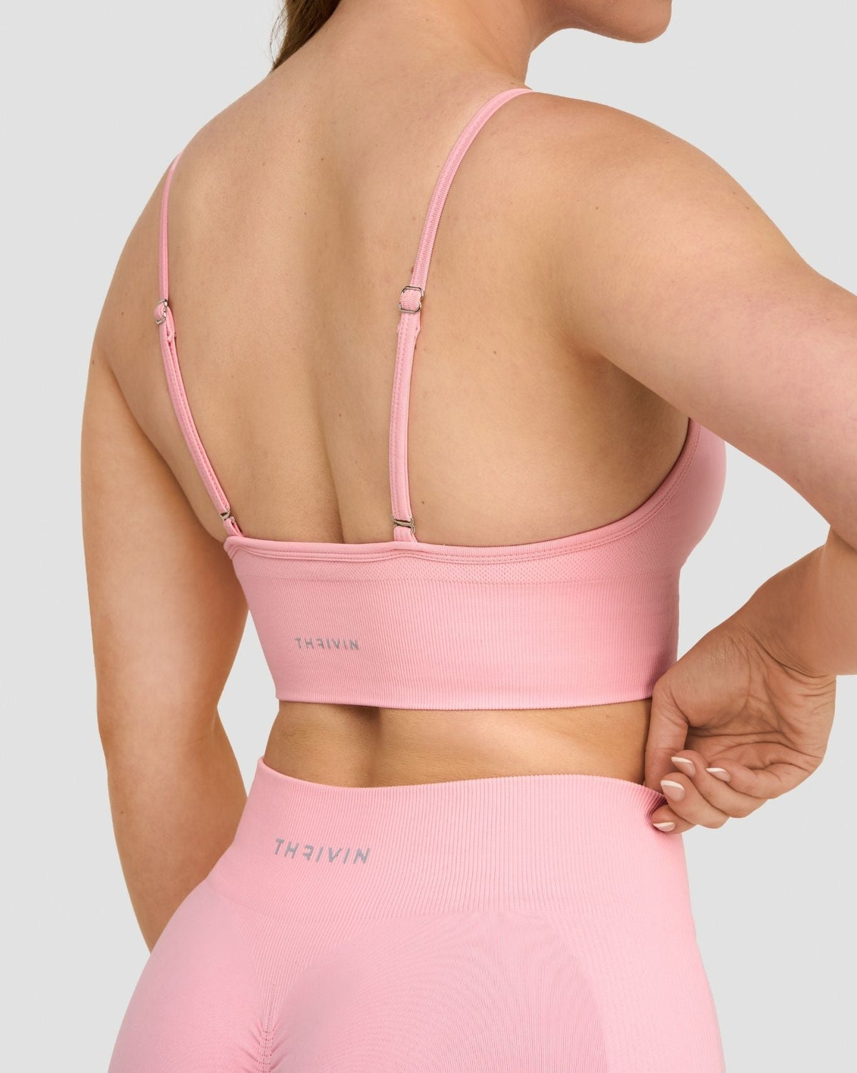 RiseFit Multiway Sculpt Seamless Bra Cotton Pink