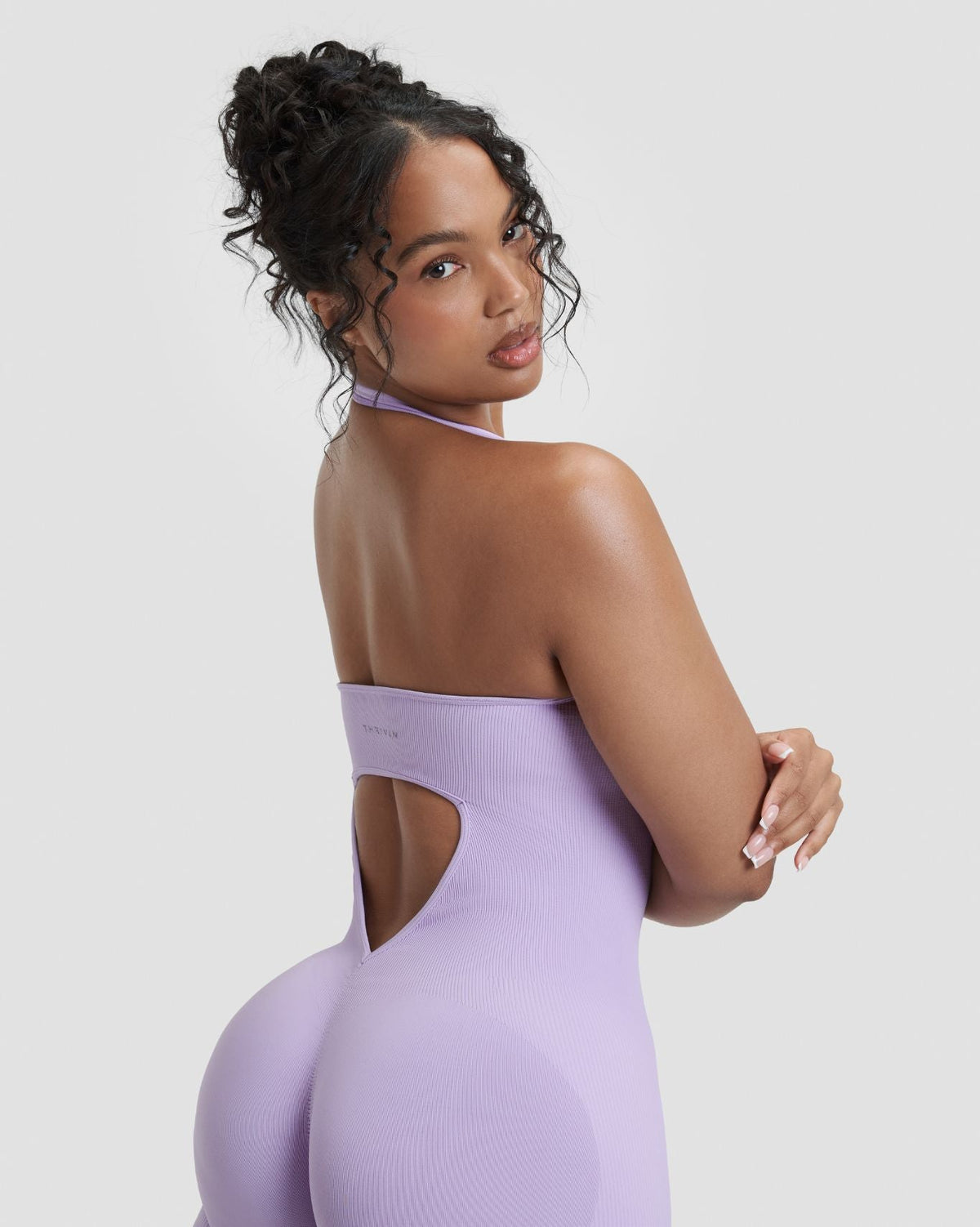 Elevate™ Sculpting Halterneck All In One | Lilac