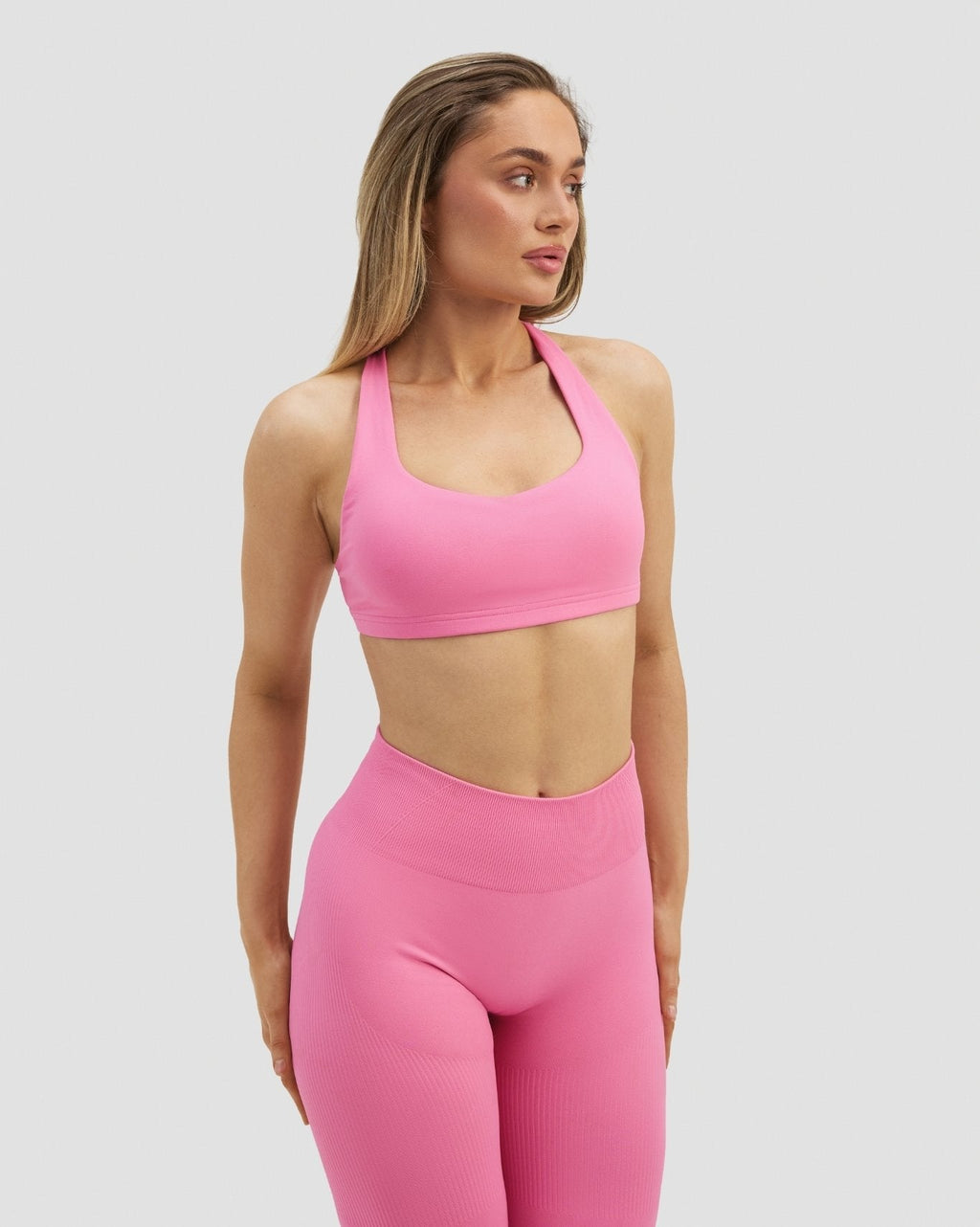 RiseFit Sculpting Medium Impact Multiway Bra Bubble Pink