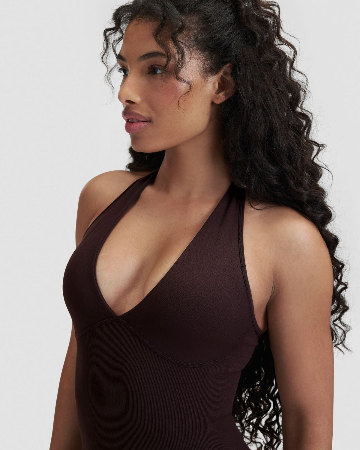 RiseFit Sculpting Halterneck All In One Coffee