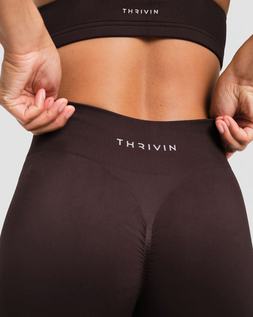 Elevate™ Sculpting Mid Waist Scrunch Shorts | Coffee