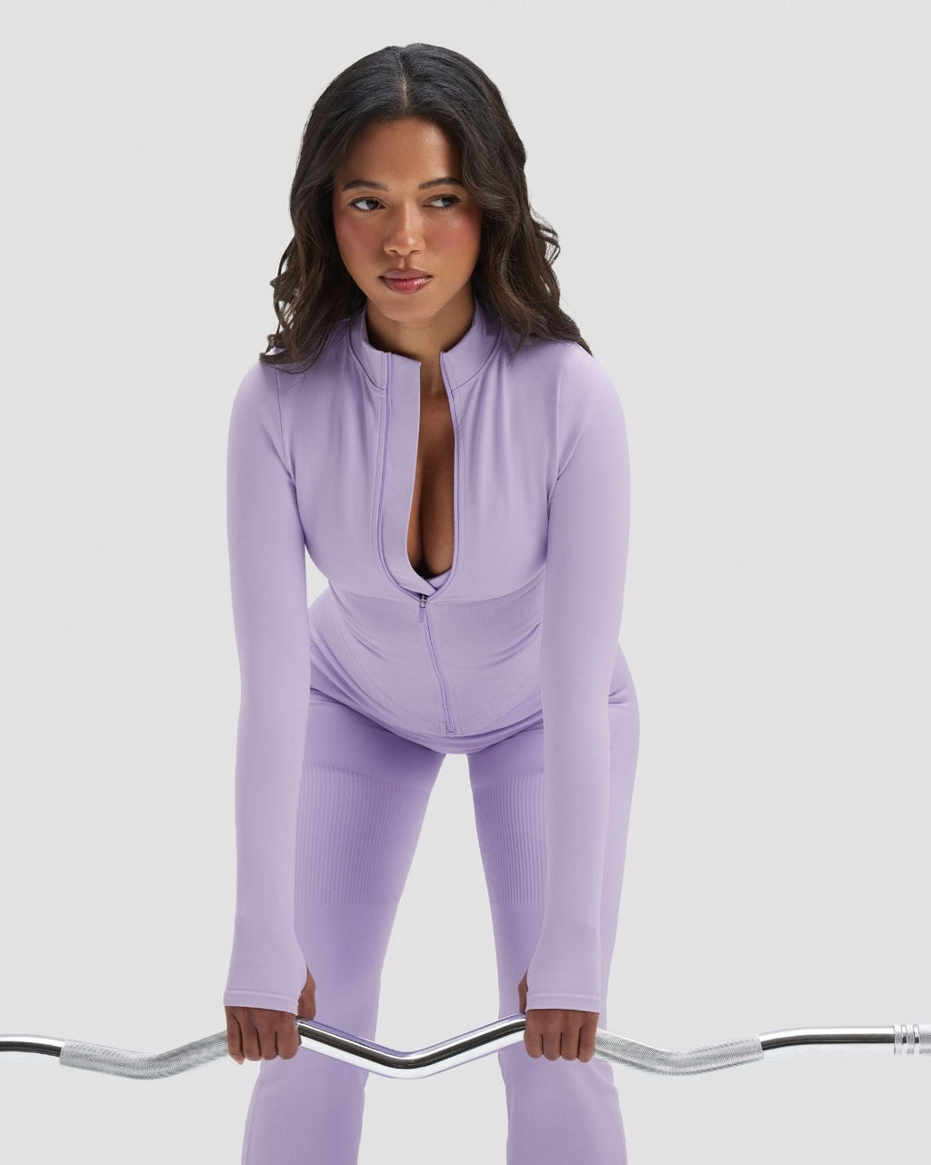 RiseFit Compression Long Sleeve Jacket Lilac