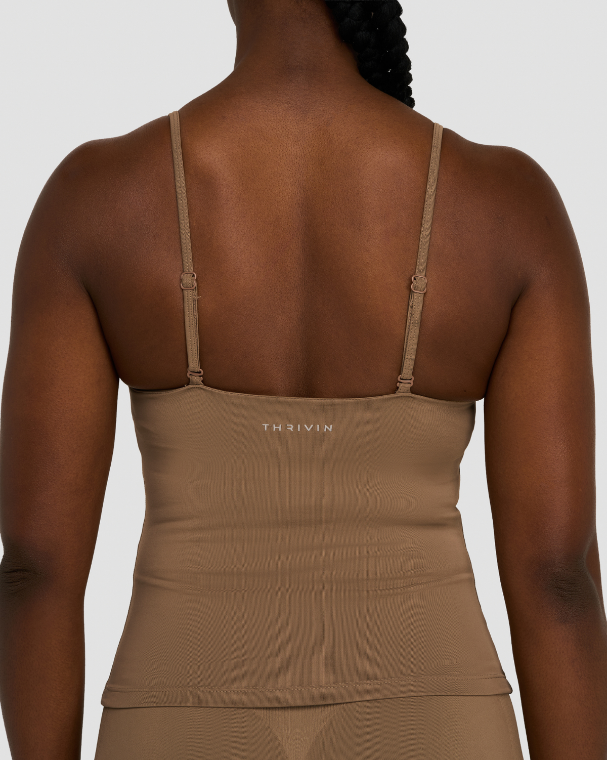 RiseFit Sculpting Seamless Scoop Neck Cami Toffee
