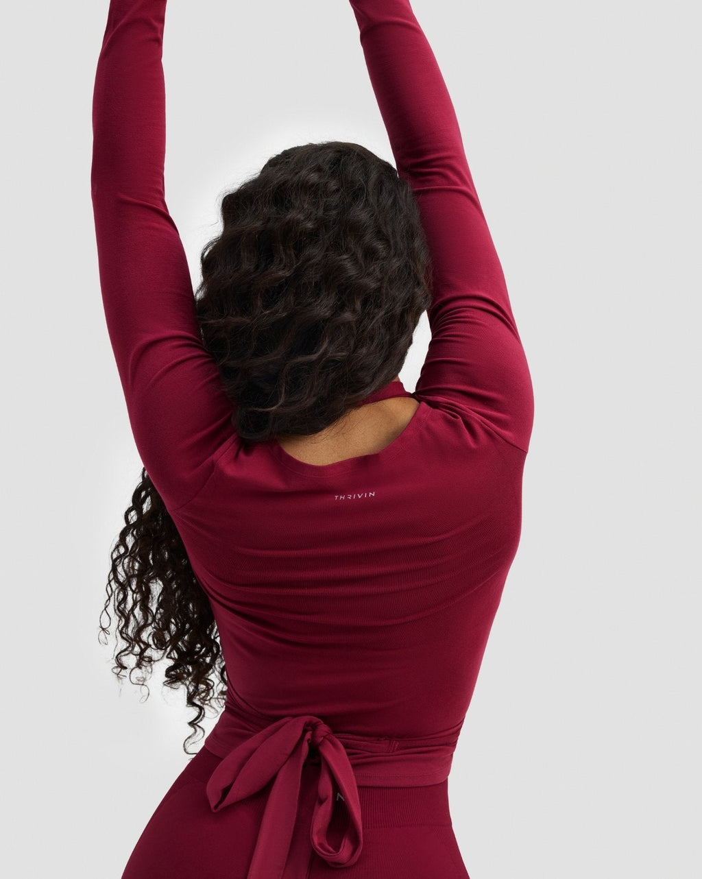 The Essential Collection Wrap Top | Raspberry