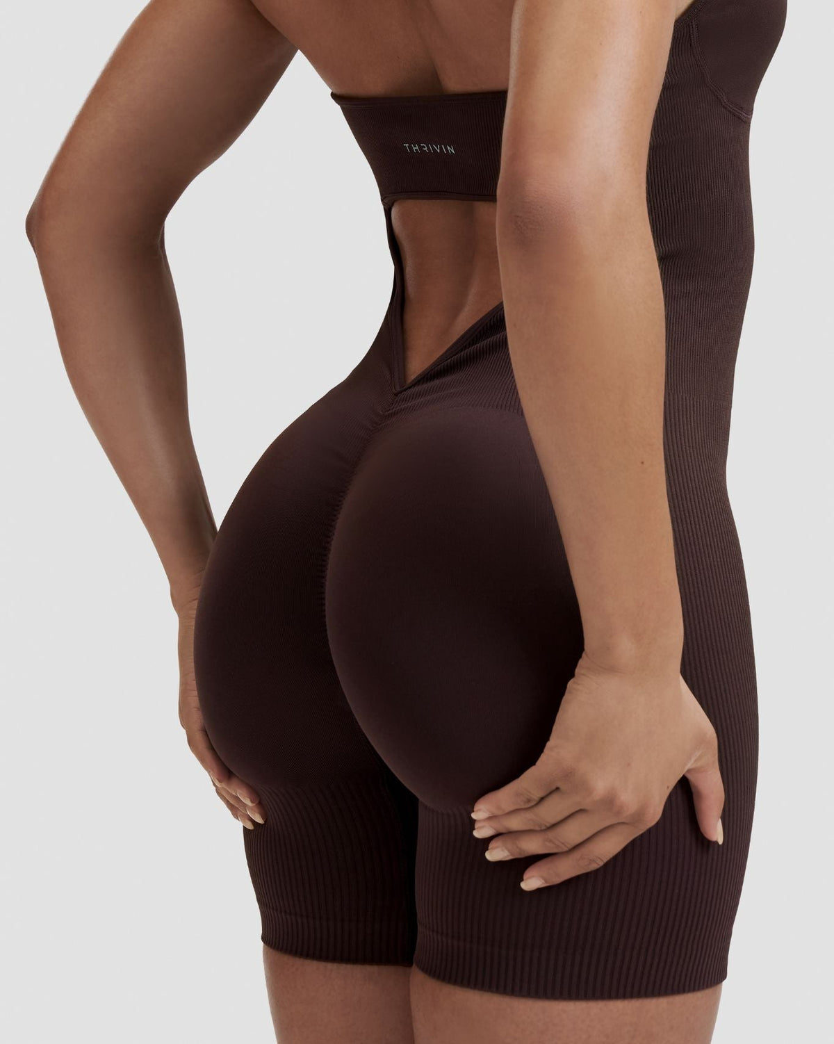 RiseFit Sculpting Halterneck All In One Coffee