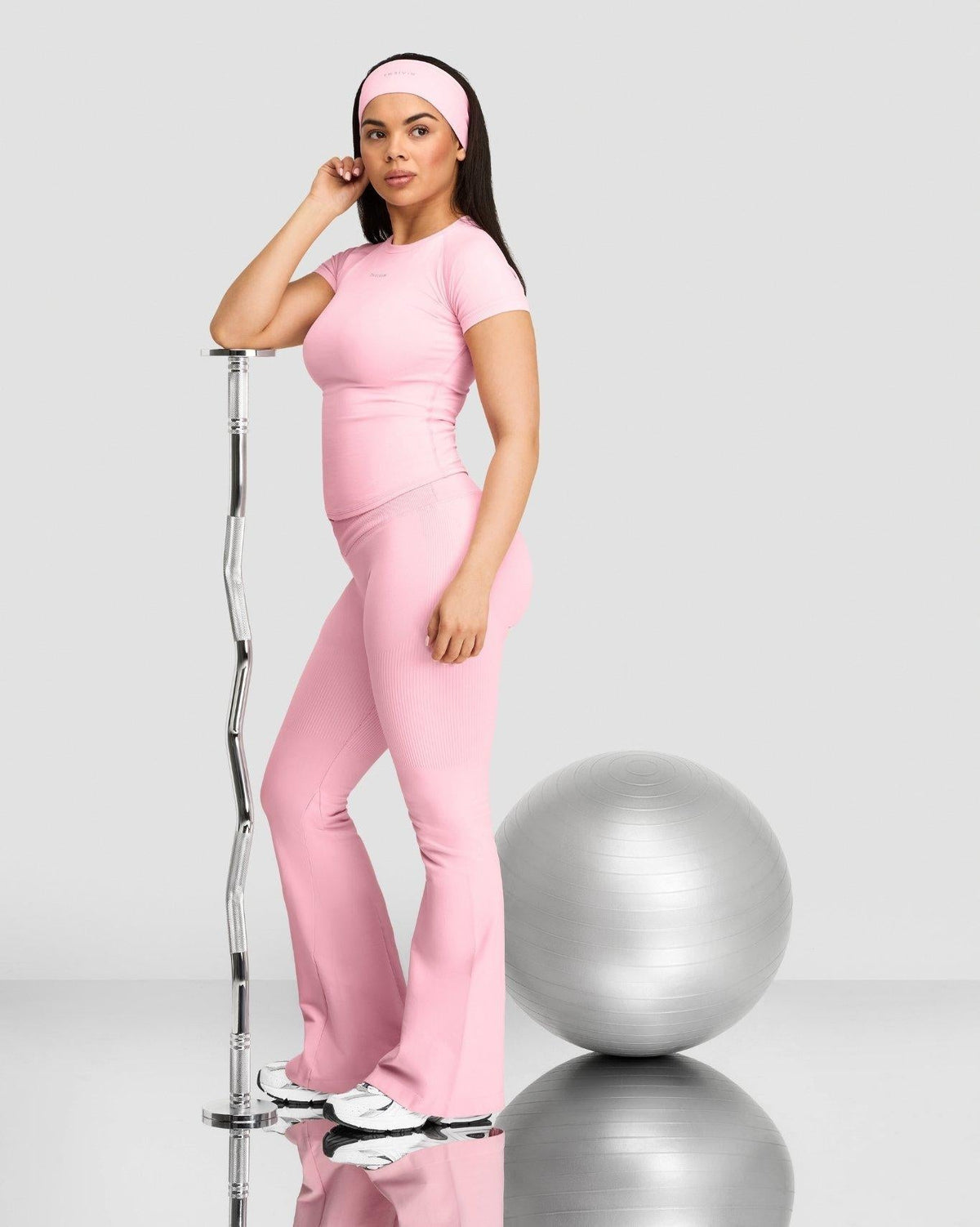 Elevate™ Compression T-Shirt | Cotton Pink
