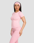 Elevate™ Compression T-Shirt | Cotton Pink