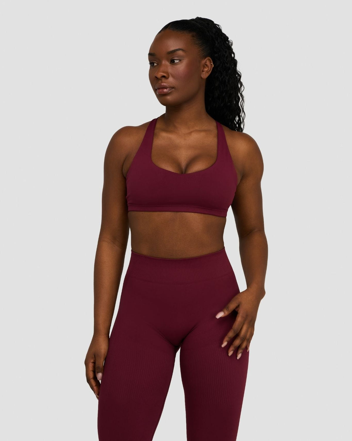 Elevate™ Sculpting Medium Impact Multiway Bra | Merlot