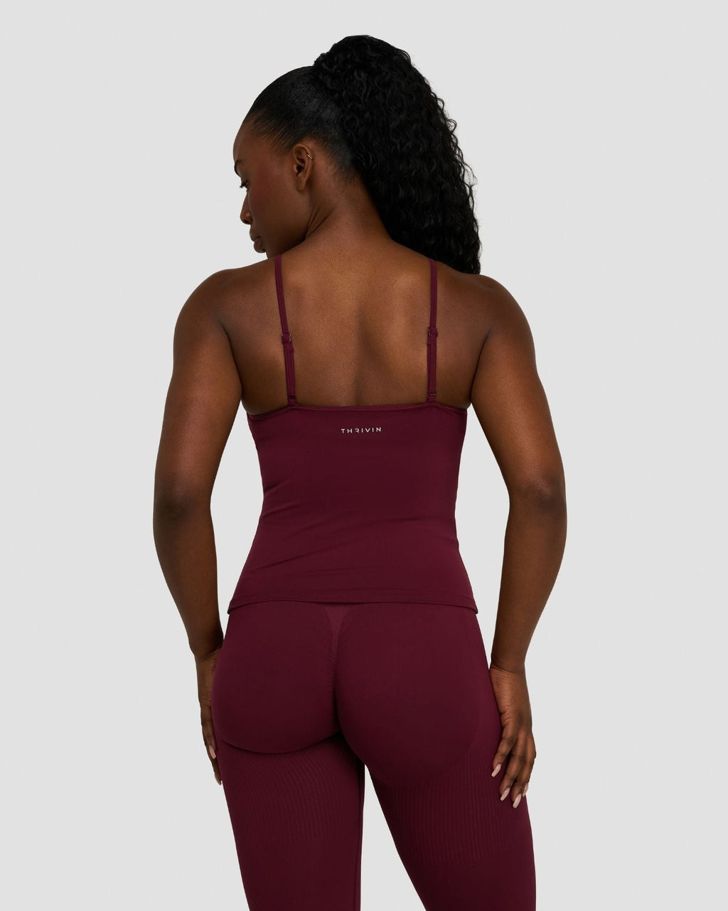 Elevate™ Sculpting Seamless Scoop Neck Cami | Merlot