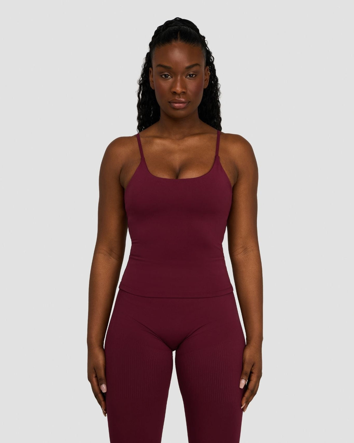 Elevate™ Sculpting Seamless Scoop Neck Cami | Merlot