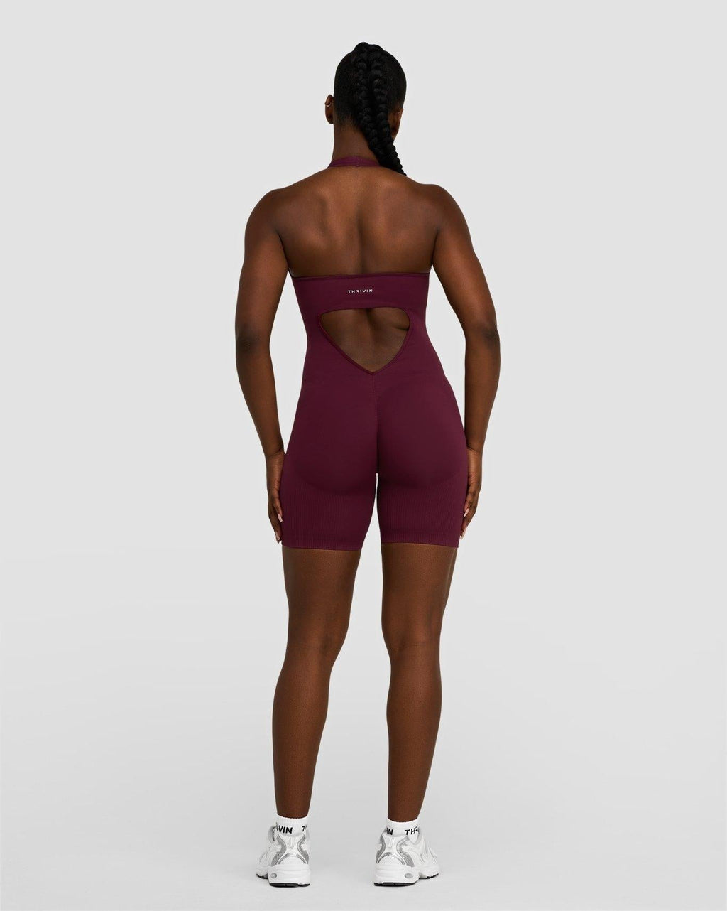 RiseFit Sculpting Halterneck All In One Merlot