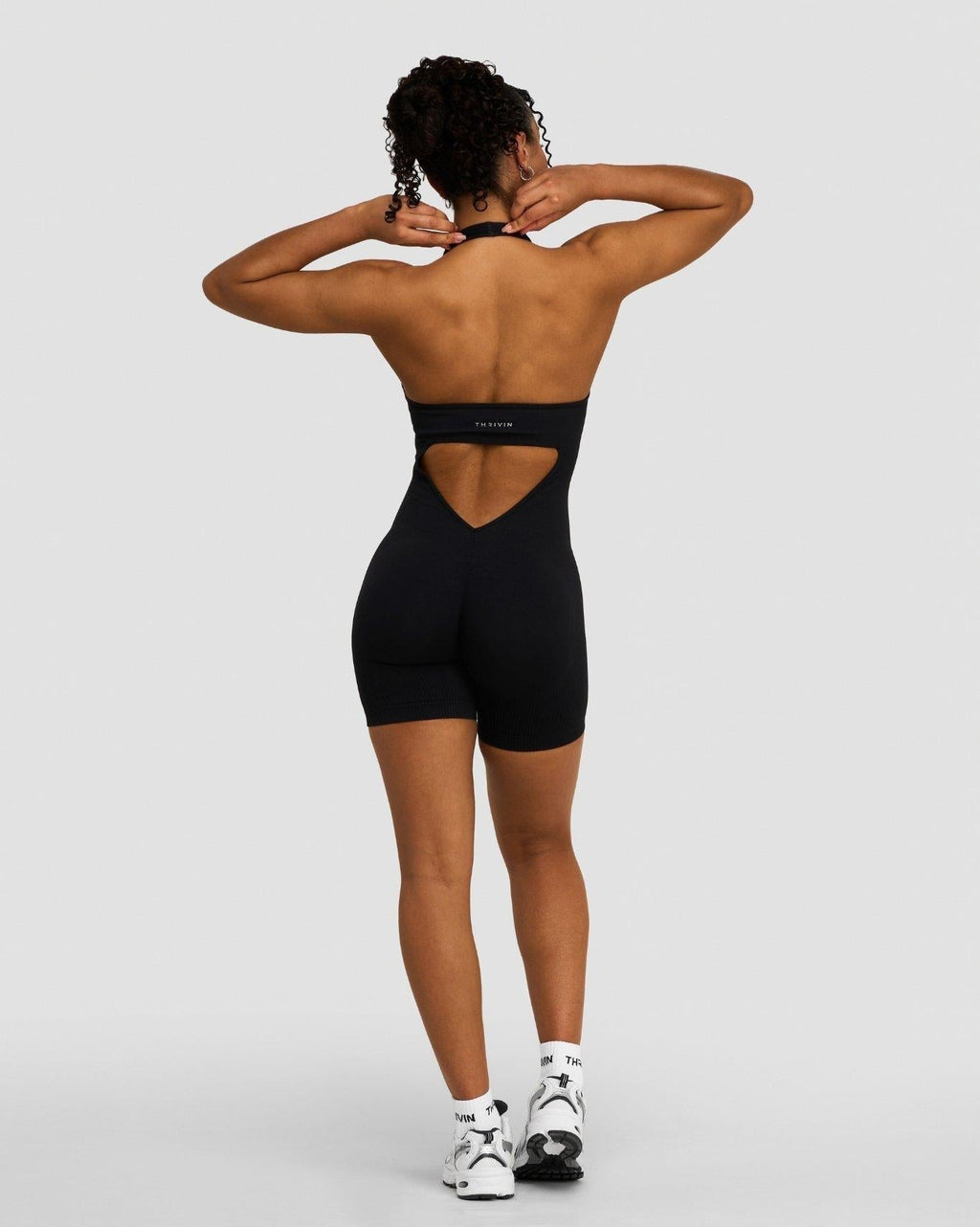 RiseFit Sculpting Halterneck All In One Night Black