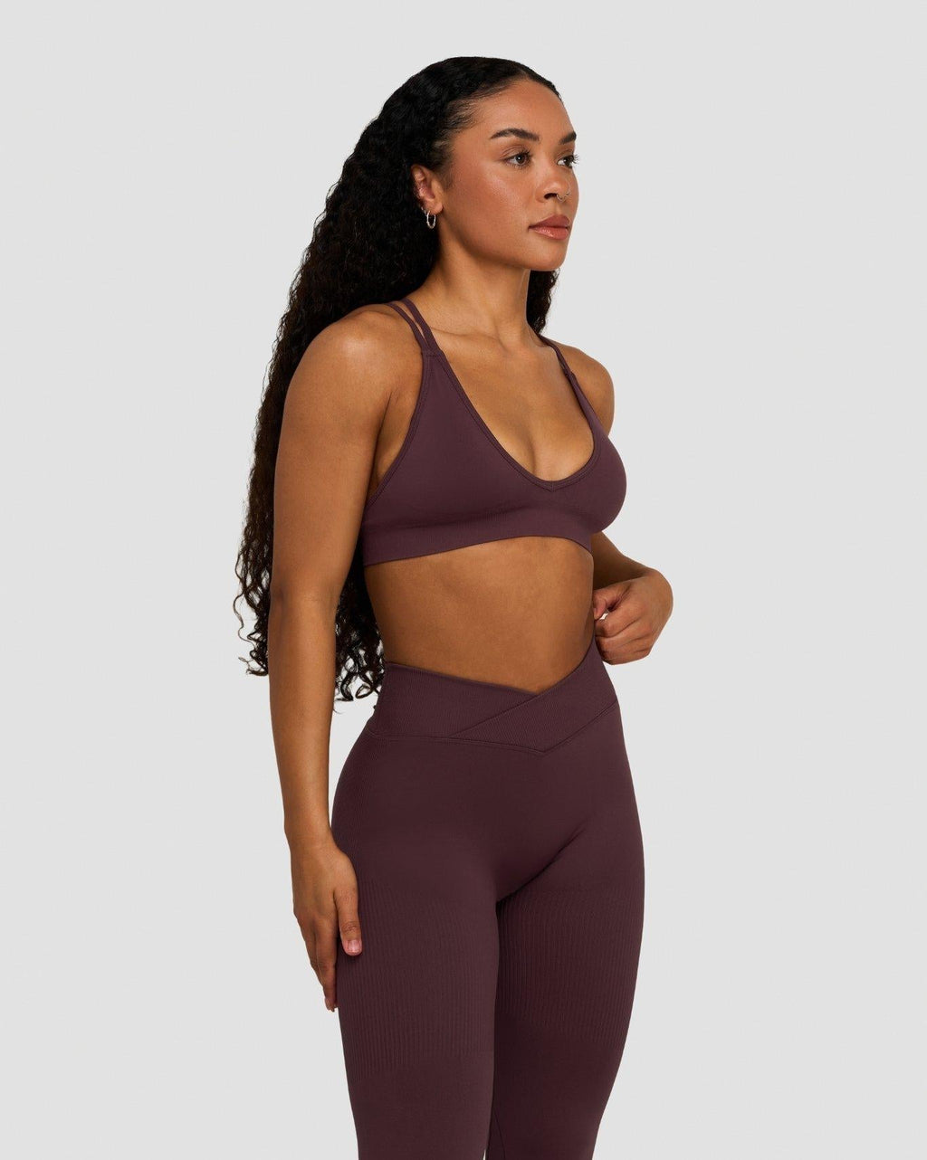 Elevate™ Sculpting Seamless High Apex Bra | Dark Mauve