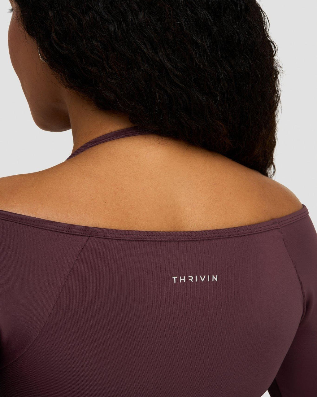 Elevate™ Sculpting Seamless V-Neck Top | Dark Mauve