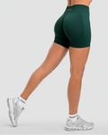 Elevate™ Sculpting Mid Waist Scrunch Shorter Shorts | Pine Green