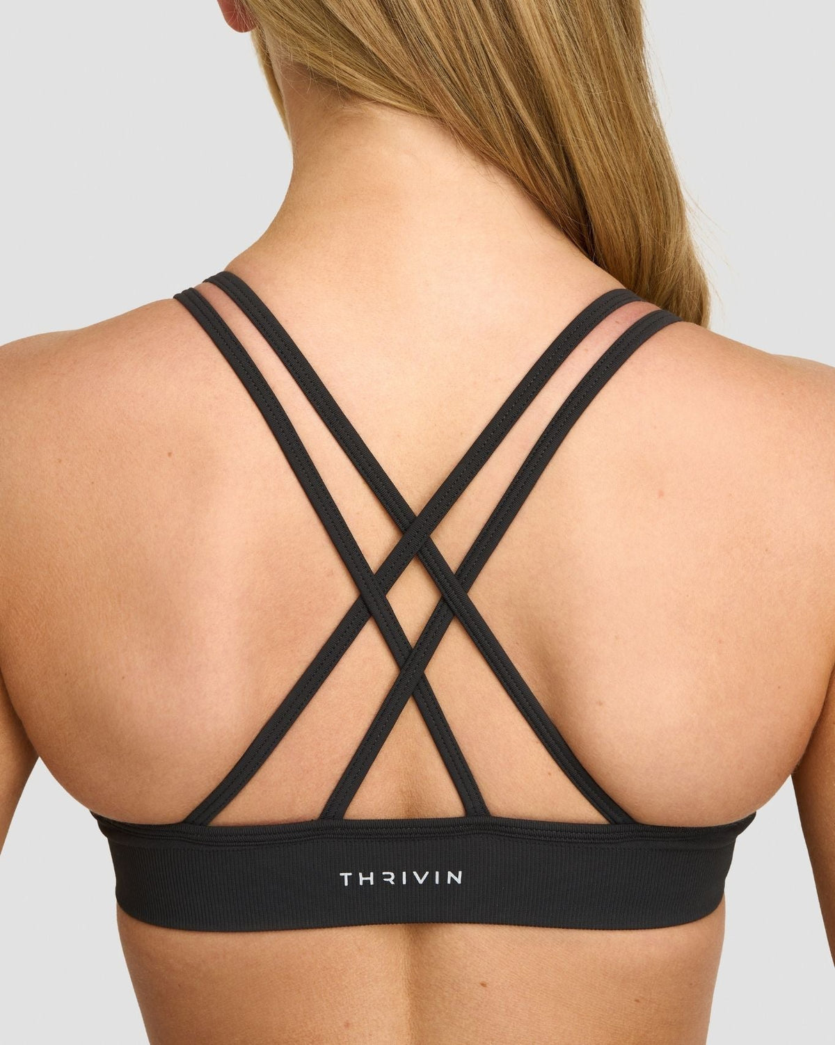 RiseFit Sculpting Seamless High Apex Bra Charcoal Grey