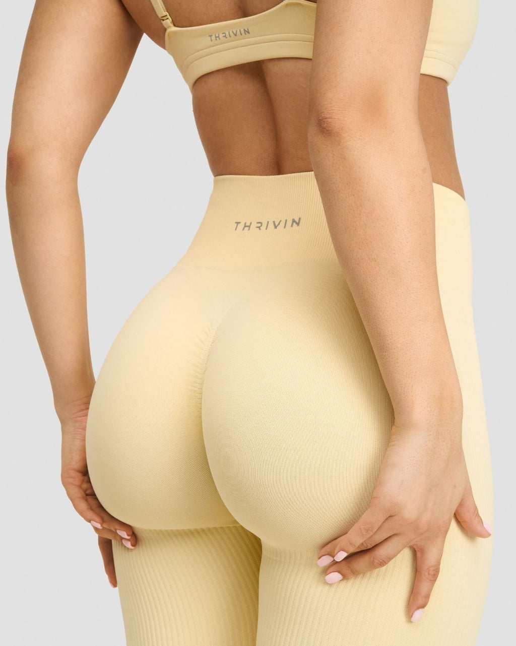 Elevate™ Sculpting High Waist Scrunch Leggings | Golden Butter