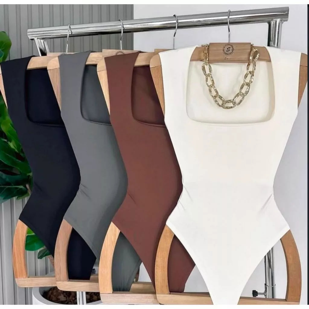 Square-Neck Bodysuit — RiseFit