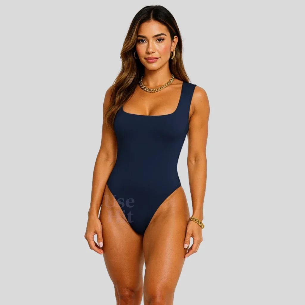 Square-Neck Bodysuit — RiseFit