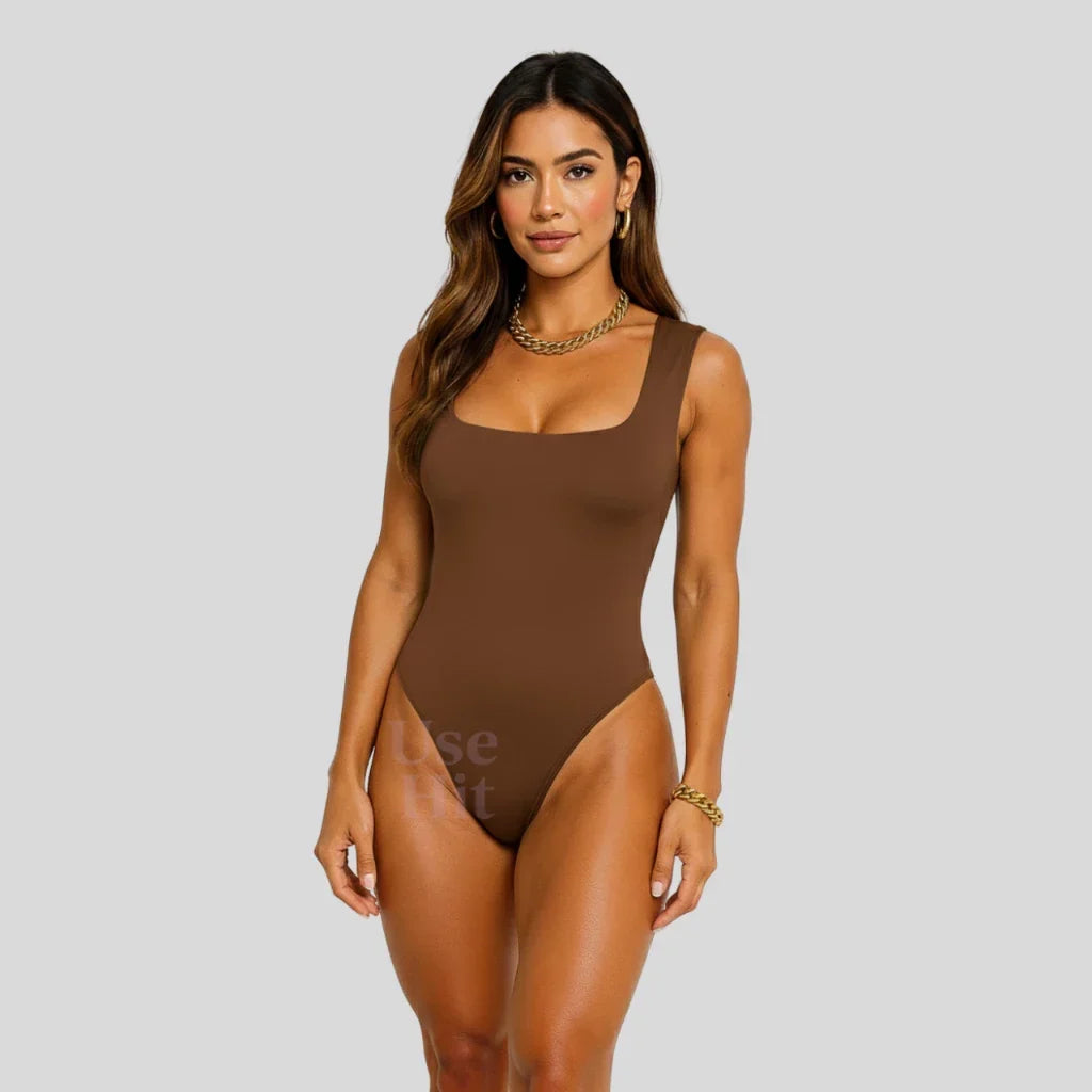 Square-Neck Bodysuit — RiseFit