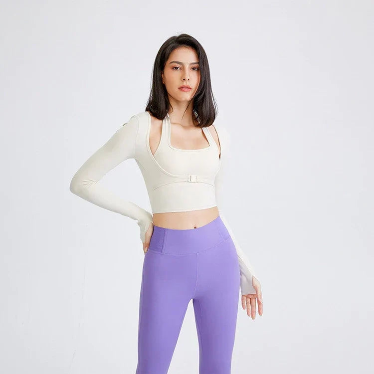 Active Jacket & Crop Top Set — RiseFit