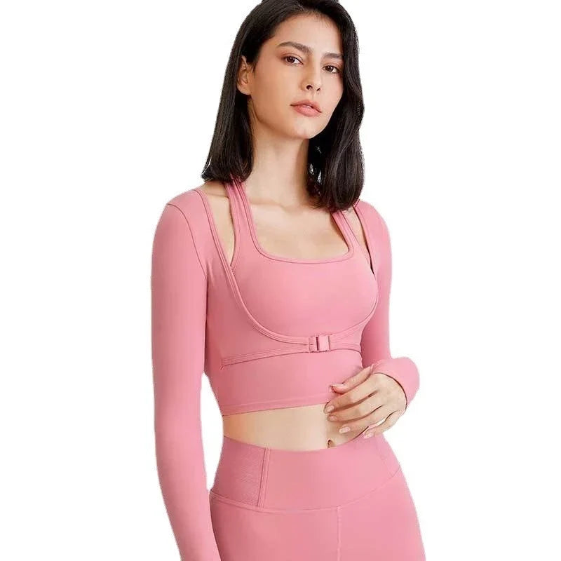 Active Jacket & Crop Top Set — RiseFit