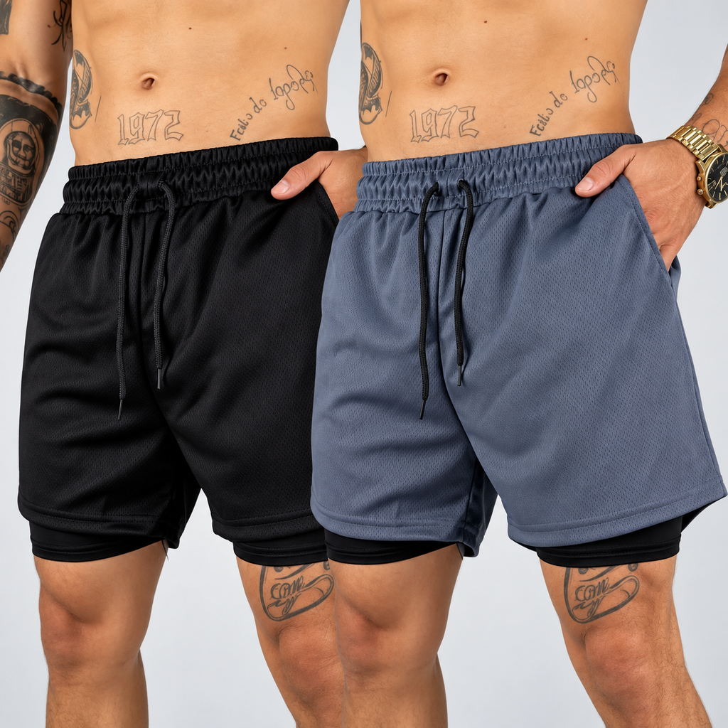 Men’s 2-in-1 DryFit Shorts