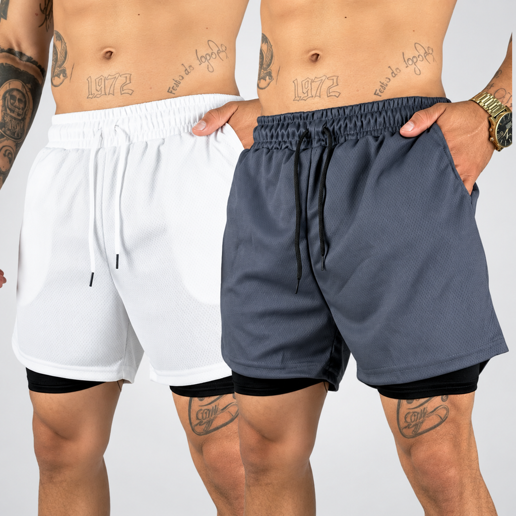 Men’s 2-in-1 DryFit Shorts
