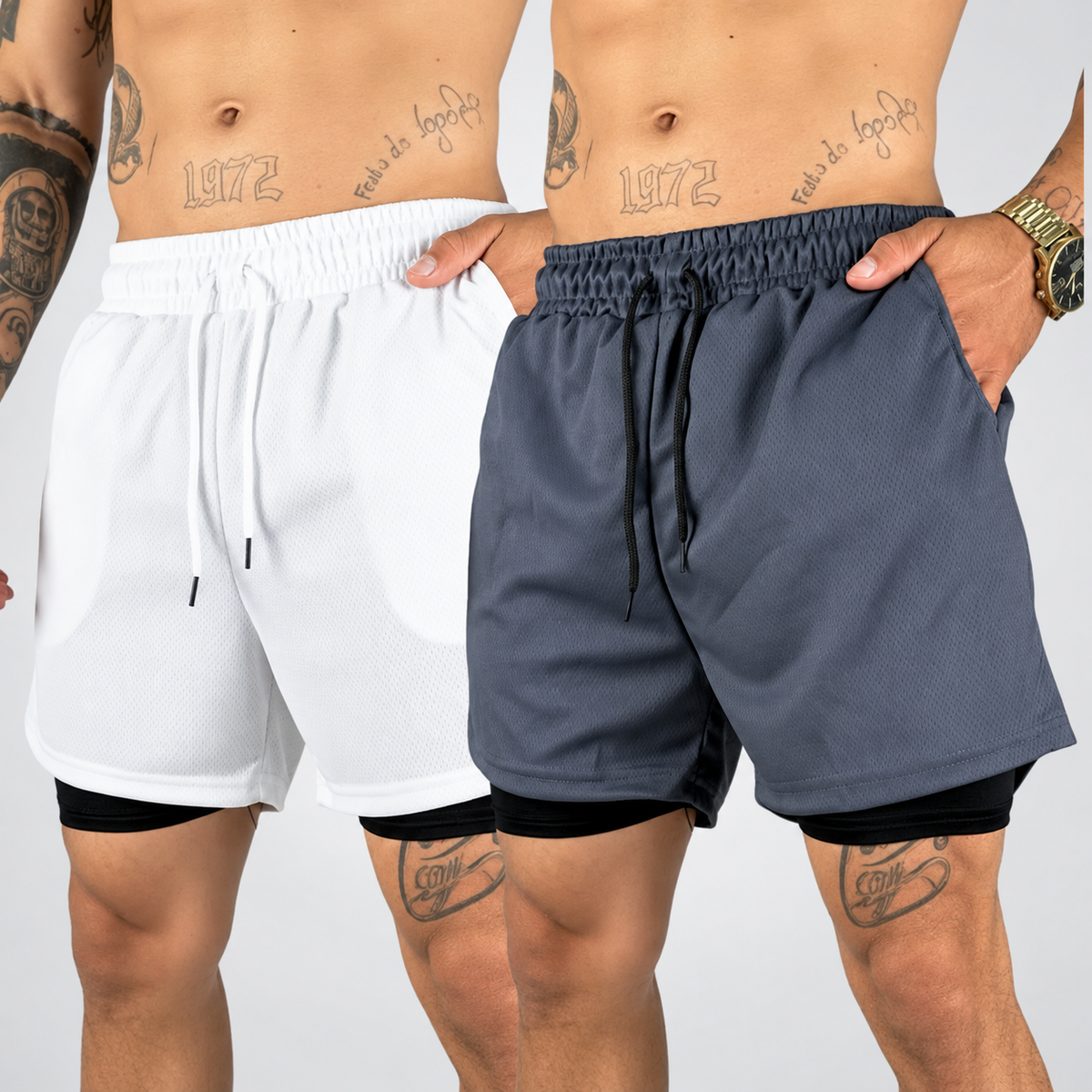 Men’s 2-in-1 DryFit Shorts